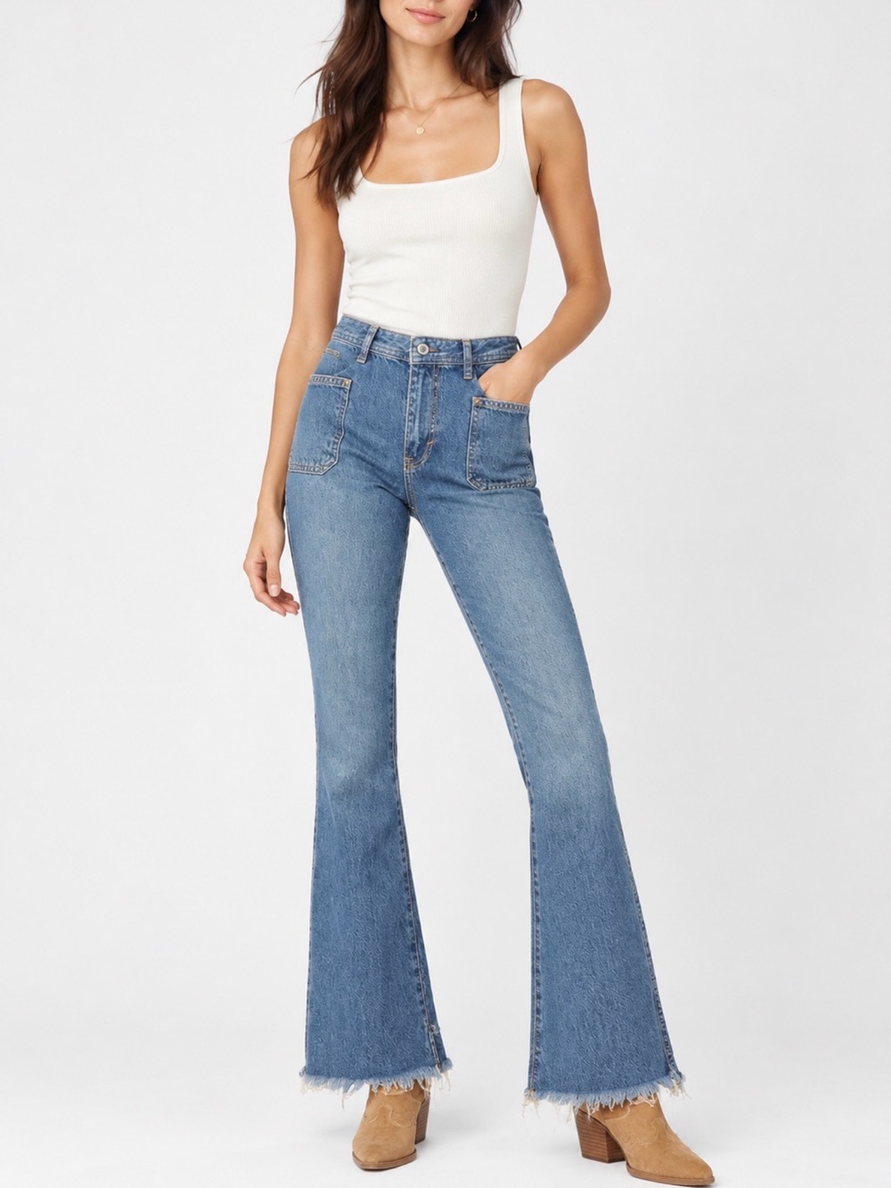 We The Free X Free People Izzy Flare Jeans